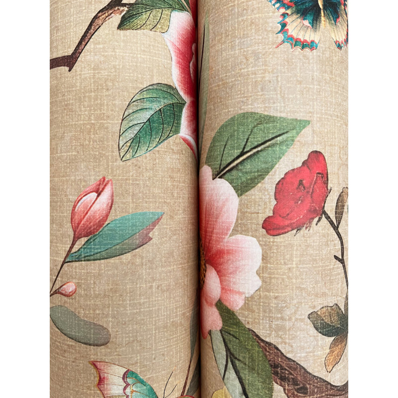 Kimora's Garden  Wallpaper, Beige