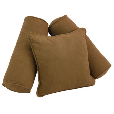  Microsuede Pillow Cover & Insert