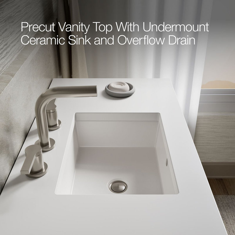 Seer 36-In Bathroom Vanity Set, White