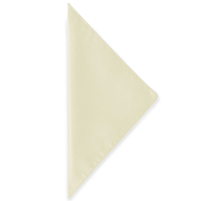 Zhora Silk Square Napkin, Ivory