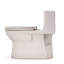 TOTO Redington One-Piece Elongated 1.28 GPF WASHLET+ and Auto Flush Ready Universal Height Toilet with CEFIONTECT and SS124 SoftClose Seat, Bone - MS672124CEFG#03-1306761240-1306761238