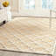 Tapis géométrique touffeté à la main Precious-10990411