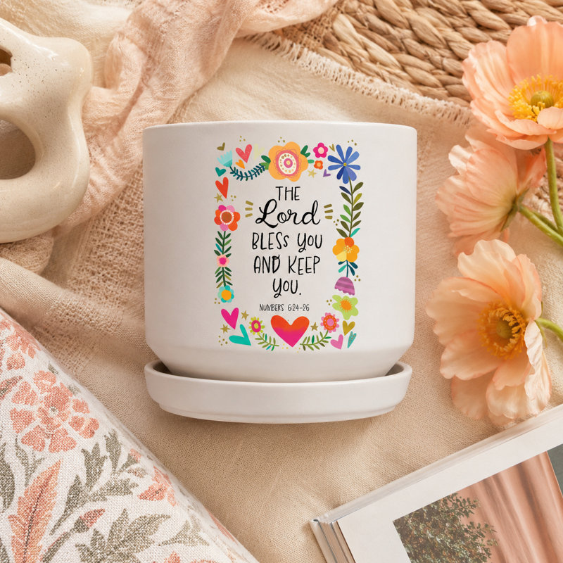 Jardinière The Lord Bless You And Keep You
