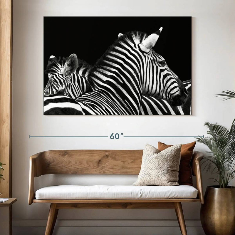 Brampt Zebra Stripes Pattern V, 34" H x 51" W