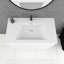 36 po Meuble-lavabo autoportant blanc brillant avec lavabo-2101168687