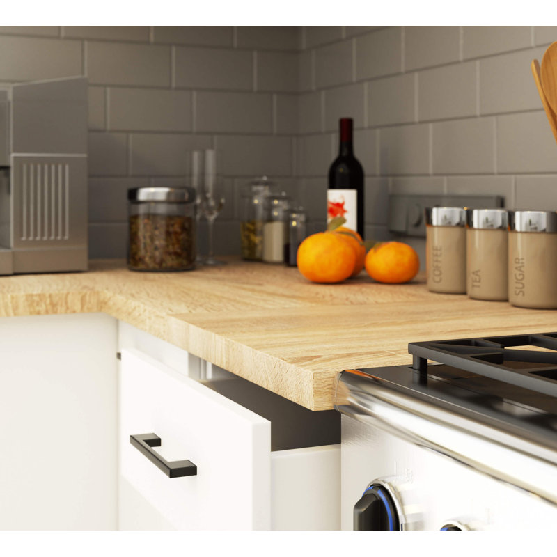 OLIWIA kitchen corner wall-mounted cabinet in white
