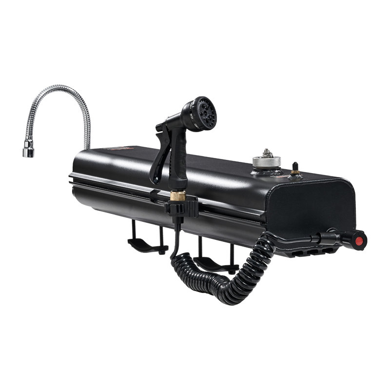Réservoir d'eau portatif de 8 gallons avec panneau anti-éclaboussures, H 5,31 po x l 32,28 po x P 7,48 po