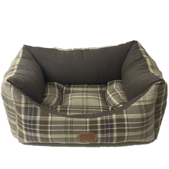Aramis Striped Cotton Pet Bed, 9 cm H x 30 cm W x 24 cm D
