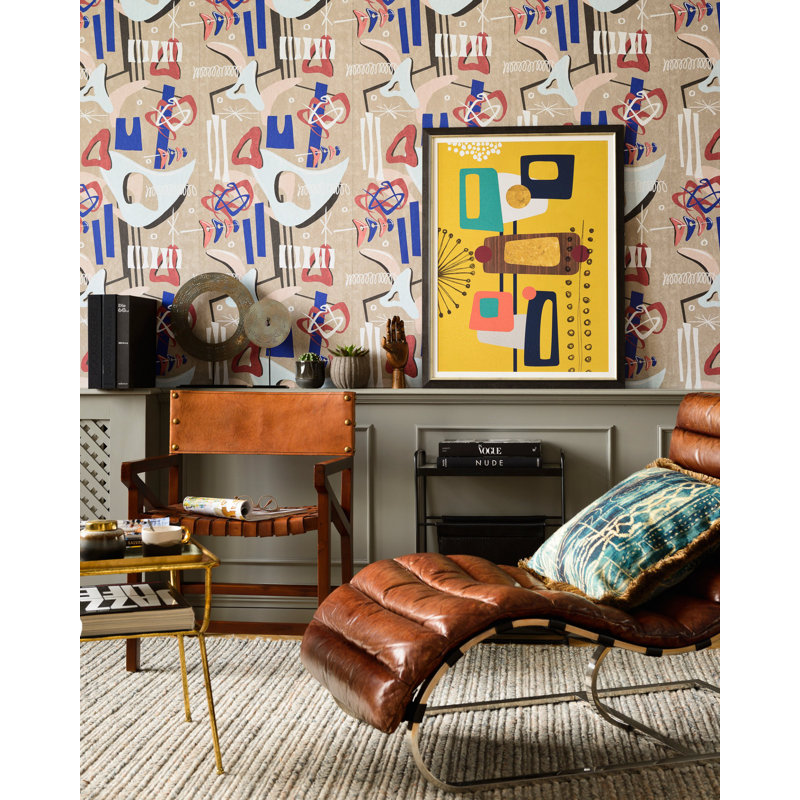 Revival (Mid Century Modern) Abstract Wallpaper Roll