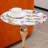 Mermaid Tail End Coffee Table Round Side Table