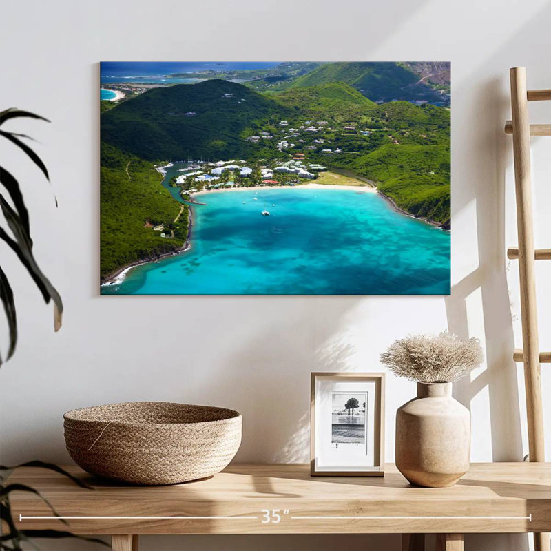 Anse Marcel Aureo tropical, H 16 po x l 24 po