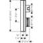 AXOR Edge Thermostatic Trim with Volume Control Valve Trim Only-63222547