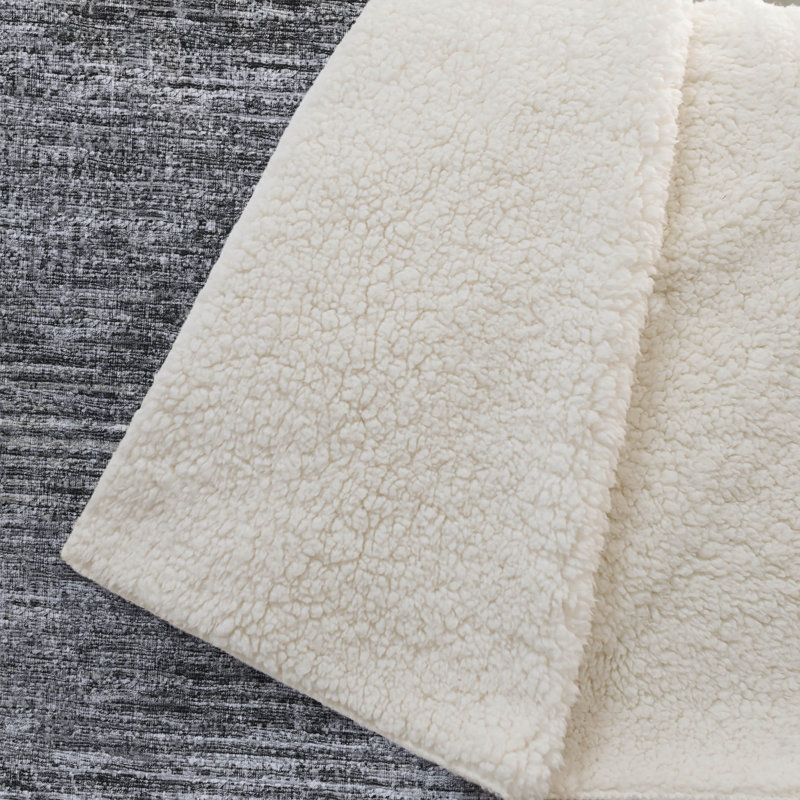 50" X 70" Gray And Silver Abstract Microfiber Plush Throw Blanket