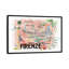 Florence Italy Illustrated Map With Roads Landmarks And Highlights by Markus & Martina Bleichner - Print on Canvas-63929920-63929928