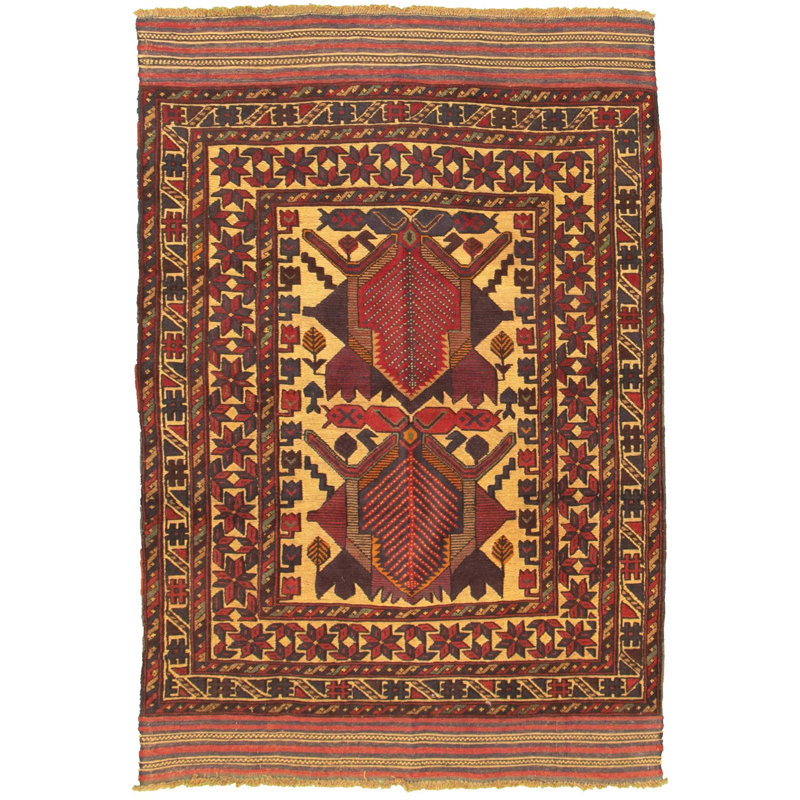 Tapis de la zone en laine de 2 pi 2 po x 6 pi 2 po à la main one-of-kind-noué la 2010 Westbrooke