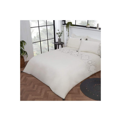Rohrbaugh Polyester Solid Colour Duvet Cover Set with Pillowcases Included