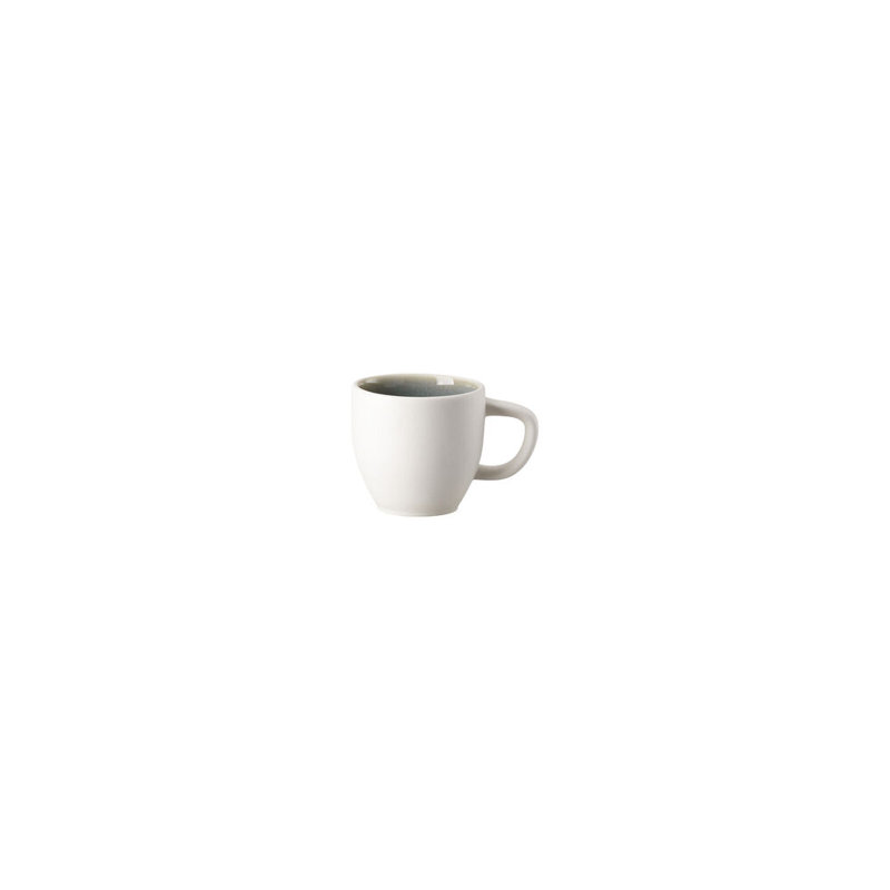 Junto Handmade Stoneware Espresso Cup, Aquamarine
