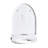 Smart Bidet Toilet Seat With Side Knob Adjustable Heated Seat With Water Temperature And Pressure Adjustment Portable Bidet With Automatic Nozzle Cleaning,night Light,only Seat