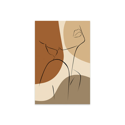 «Woman Face Line Art» par Tysee Ciage, impression sans cadre