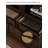 American-Style Mahogany Storage Cabinet With Glass Doors And Floor-Standing Bookcase