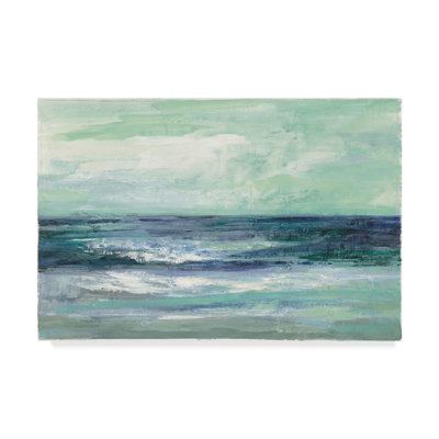 « maré vert et bleu-vert », reproduction d’art sur toile tendue