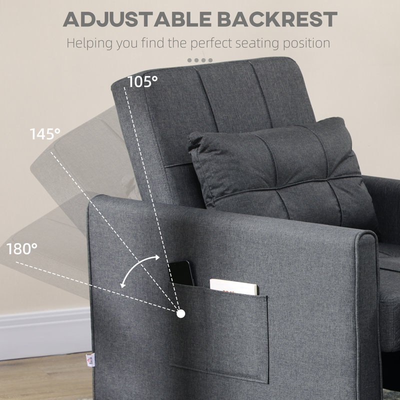 1 Seater Reclining Sofa Bed