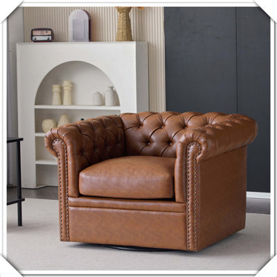 Fauteuil club pivotant Chesterfield pour des sièges confortables