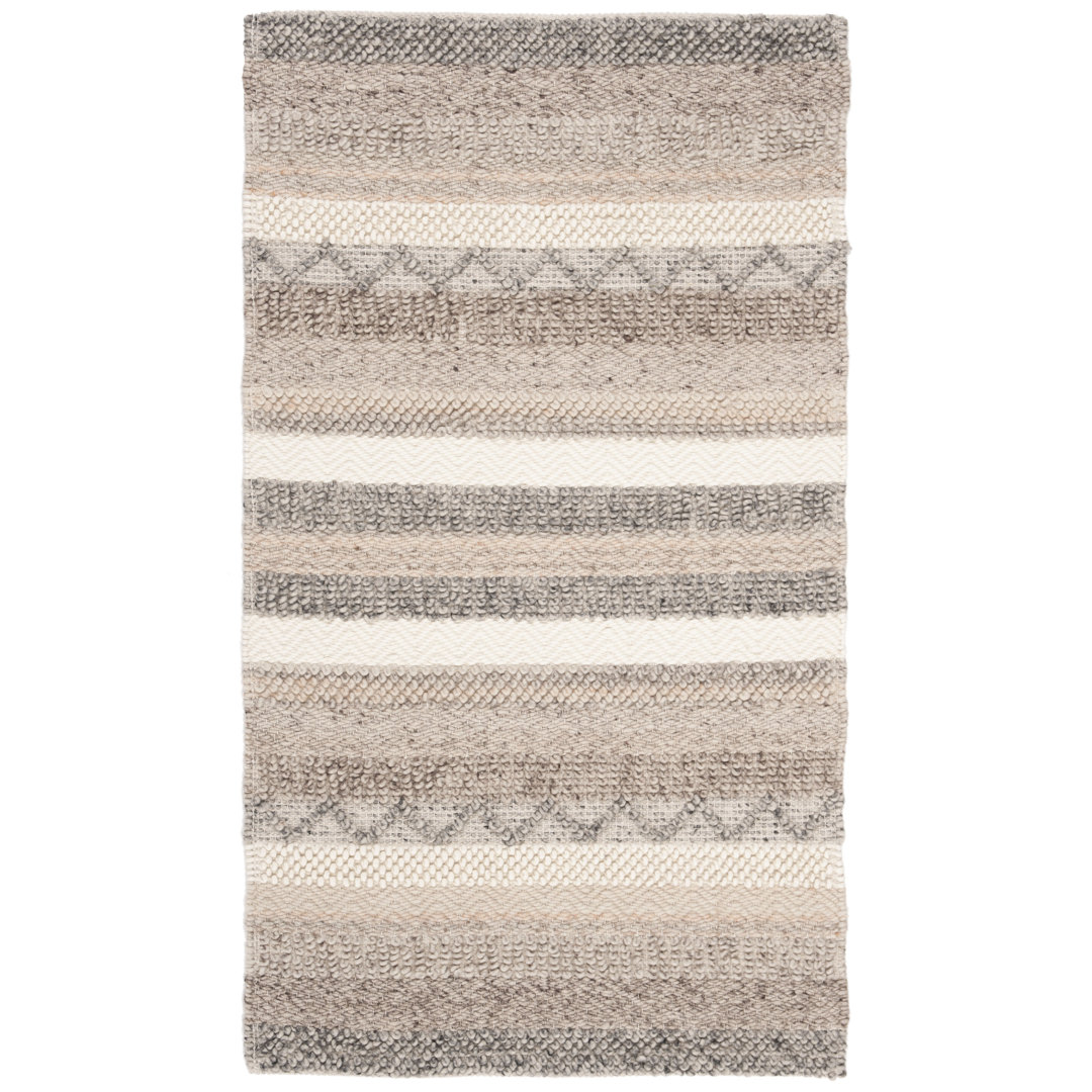 Striped Hand Woven Area Rug