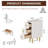 Agripina Narrow Nightstand with Drawers, Small Side Table with Leather Surface for Bedroom and Living Room-1389989075-1397123208