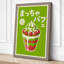Matcha Parfait Poster Typography - Wrapped Canvas-1543652881-1543652906