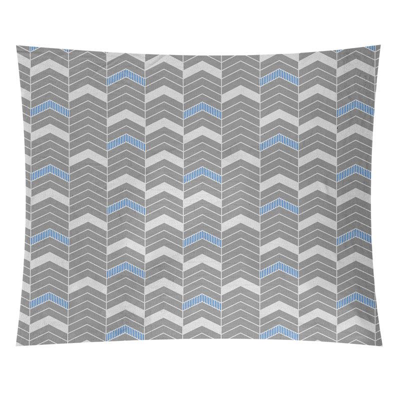 Tapisserie Stephenie, H 88 po x l 104 po, Bleu
