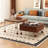 Retro solid wood rock board retractable