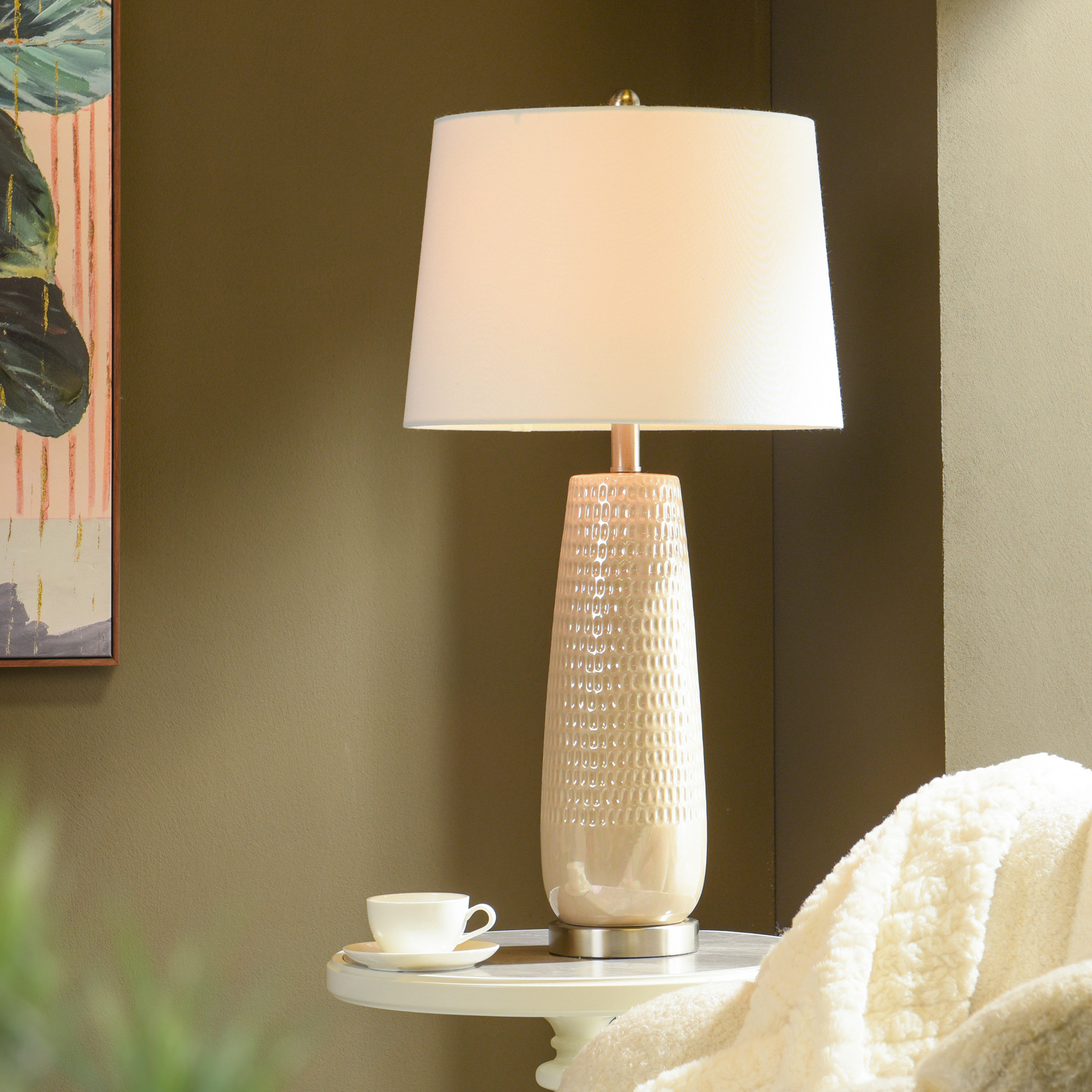 Wade Logan Samar Ceramic Table Lamp & Reviews | Wayfair