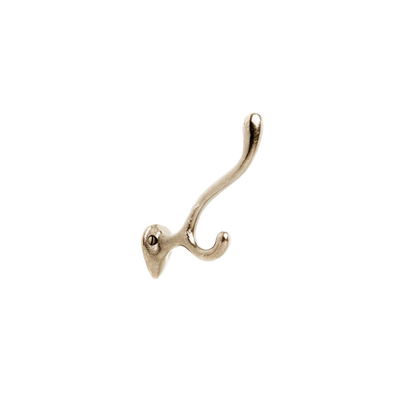 Wall Hook, White Bronze Light