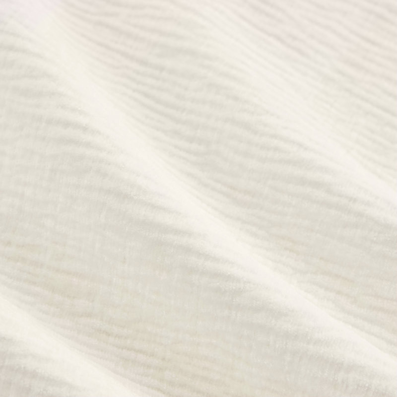 Module de siège simple 30 po x 26 po pour canapé modulaire modulaire, assise profonde, chenille, deux couleurs, Blanc