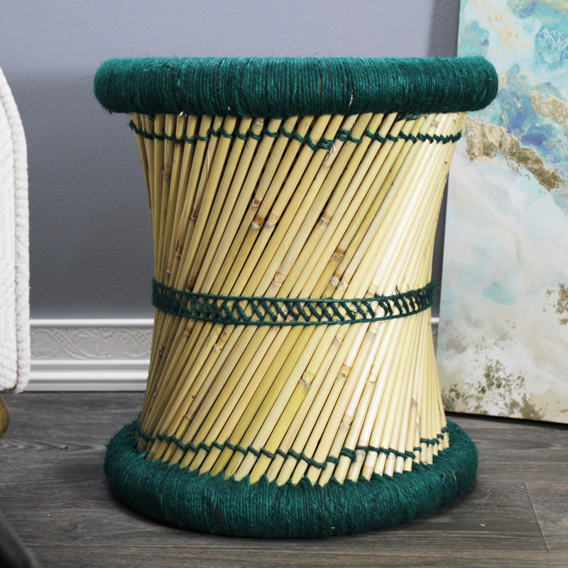 Tabouret d'appoint Barkhamsted Reed, Bleu sarcelle