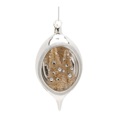 Elegant Open Ornament w/Trees