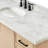 ARIEL Kellie 49 Single Sink Bathroom Vanity with Italian Carrara Marble Top-99405061-124984827