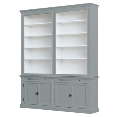 Bowland 240 cm H x 200 cm W Library Bookcase