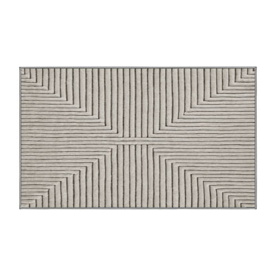 Silky Soft Plush Gray Area Rug