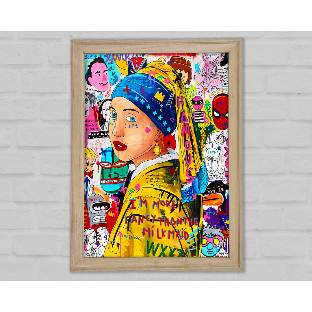 Girl With A Pearl Earring - Einzelner Bilderrahmen Kunstdrucke