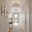 6-light Modern Semi Flush Mount