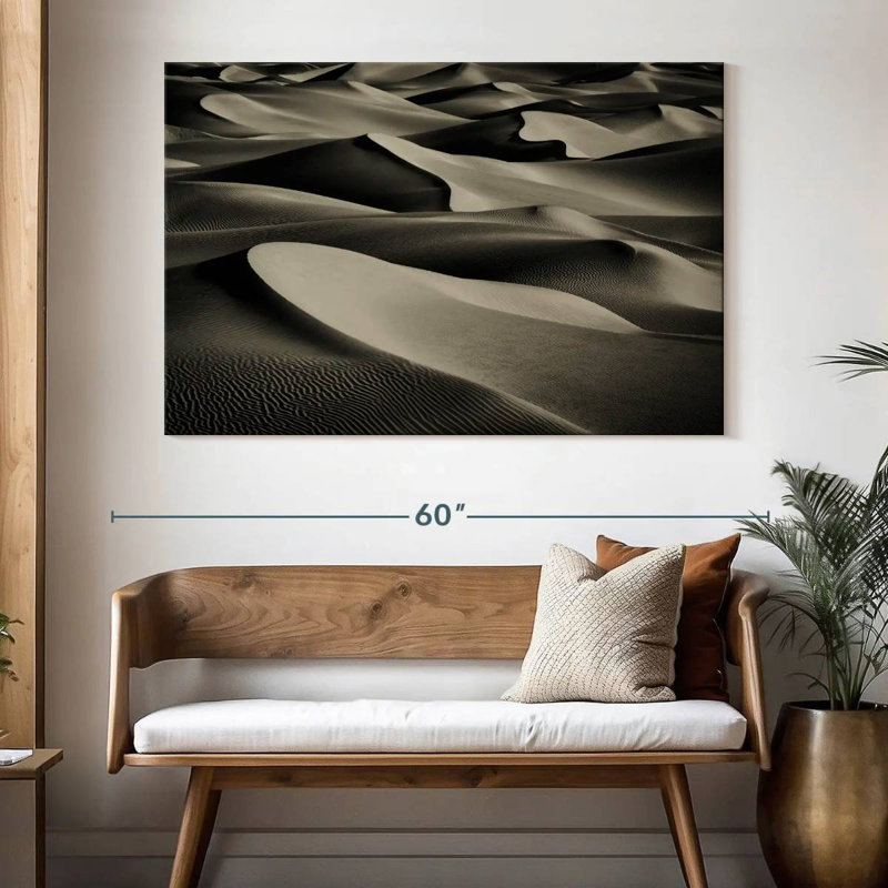 Alvord Sunrise At The Mesquite Sand Dunes IV, H 34 po x l 51 po