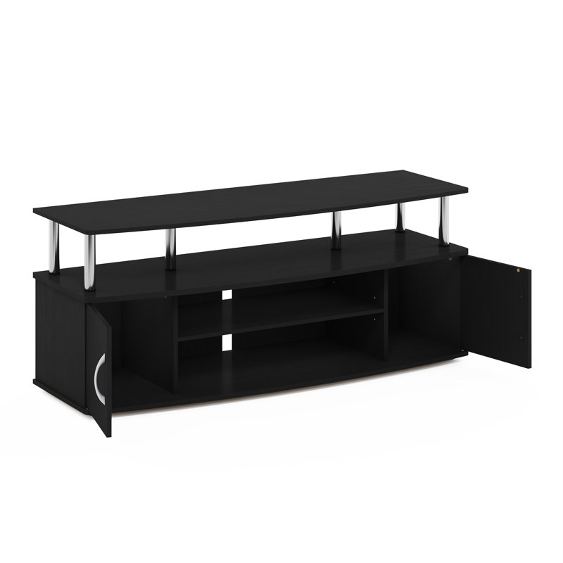 Lansing TV Stand, Americano/Chrome