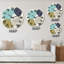 Minimal Elementary Organic and Geometric Compostions XXXVIII - Modern wall clock-59914196
