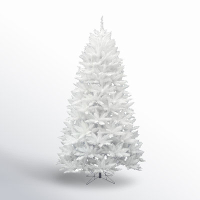 Modern White Spruce Artificial Christmas Tree