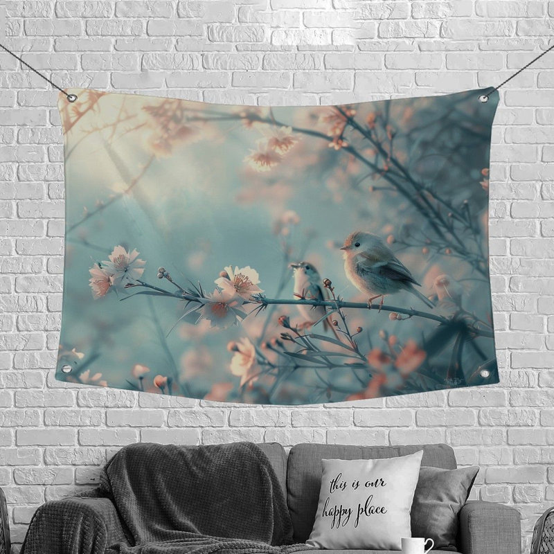 Microfiber Fabric Tapestry, 50" H x 60" W