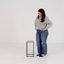Maikel 21.5'' Tall Genuine Marble Frame End Table