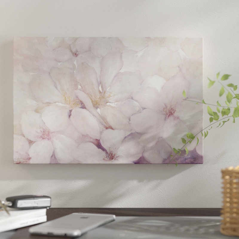«Apple Blossoms», impression sur toile tendue, H 8 po x l 12 po x P 0,75 po, Toile tendue, Pas de tapis