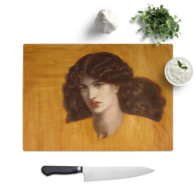 The Lady of Pitty by Dante Gabriel Rossetti Chopping Board